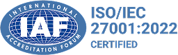 ISO 27001 Certified