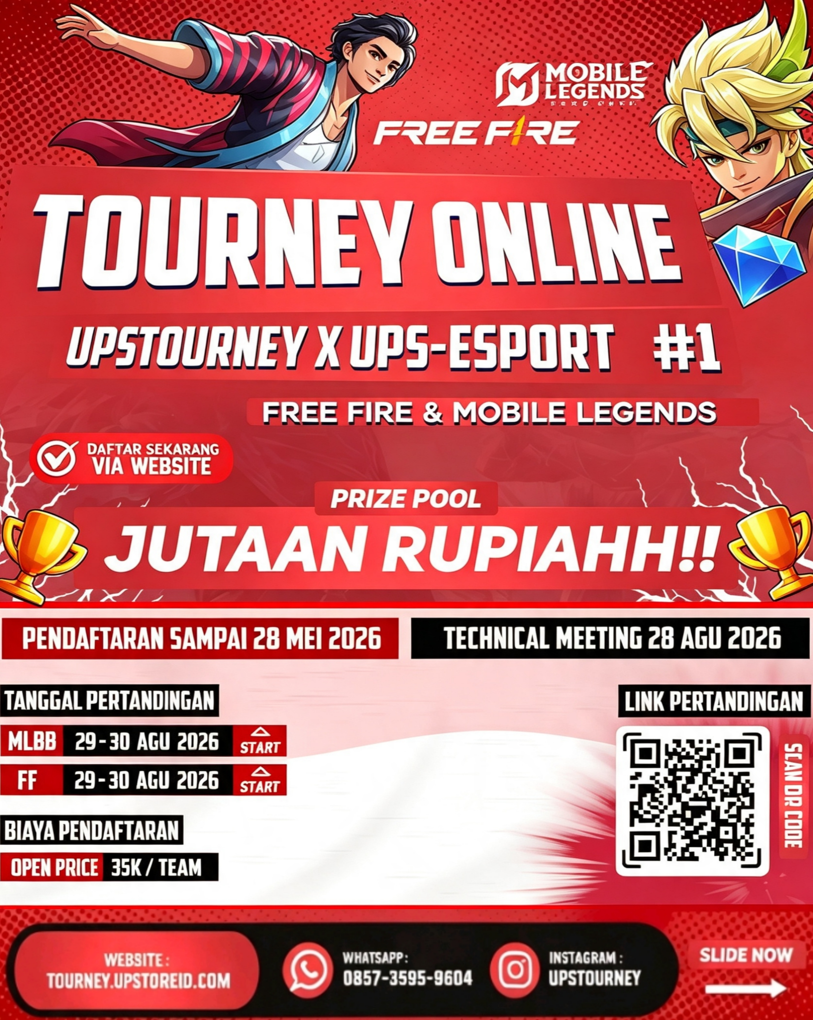 UPSTOURNEY X UPS-ESPORT #1 | MOBILE LEGENDS